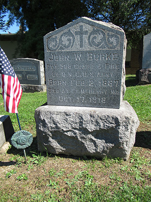 Grave of John William Burke
