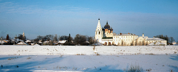 Winter scene in Russia