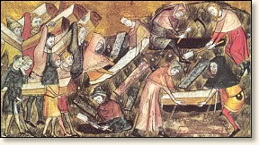 Burying Plague Victims