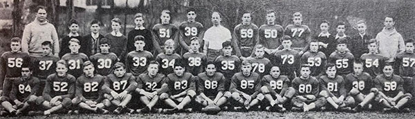 Palmerton High School football team 1940