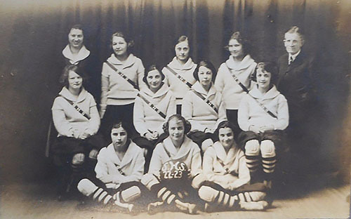 1922-1923 Slatington High School Girls' Basketball Team