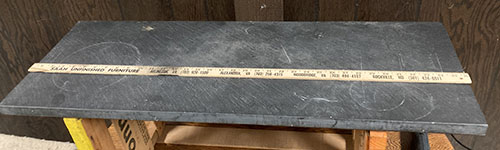 slate shelf
