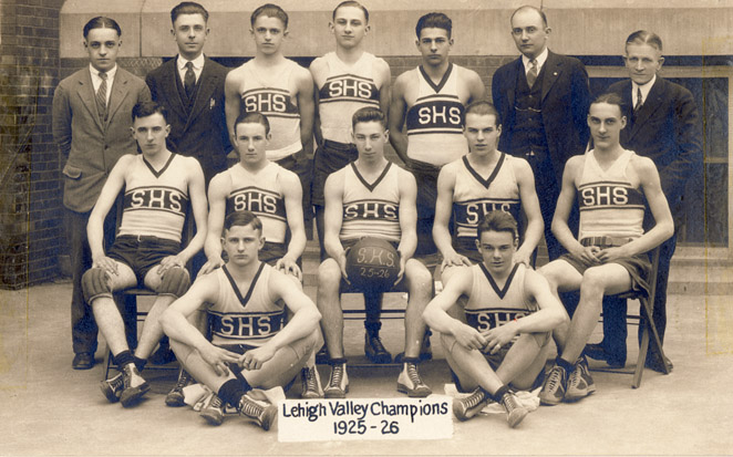 Slatington High School 1925-1926 championship basketball team